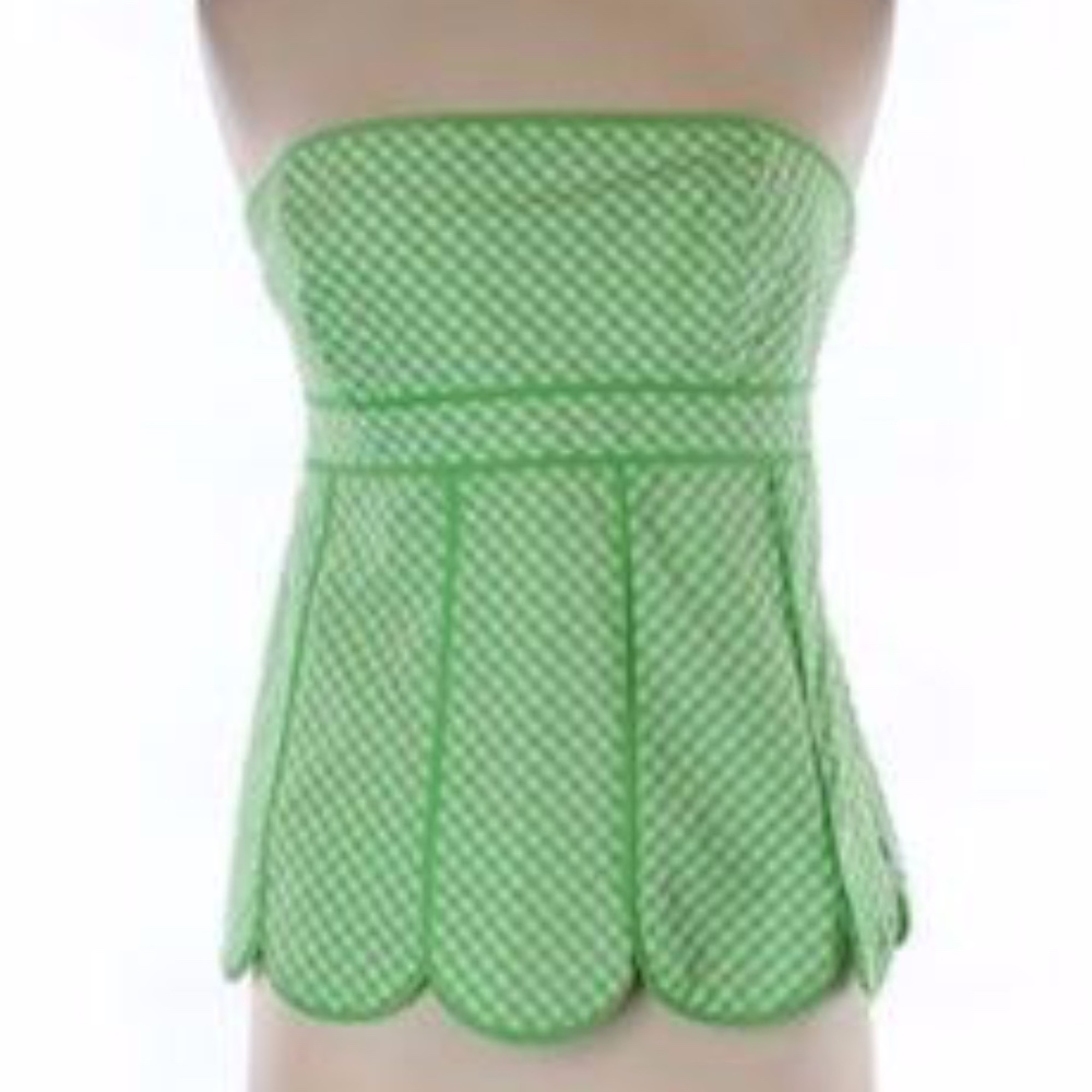 Lilly Pulitzer Green Strapless Top